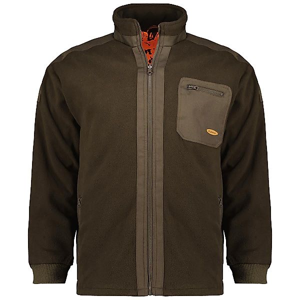Hubertus Warn-Wendefleecejacke "Drückjagd" Farbe oliv Größe: 8XL günstig online kaufen