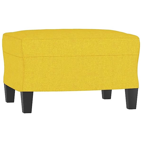 vidaXL Fußhocker Hellgelb 60x50x41 cm Stoff Modell 1 günstig online kaufen