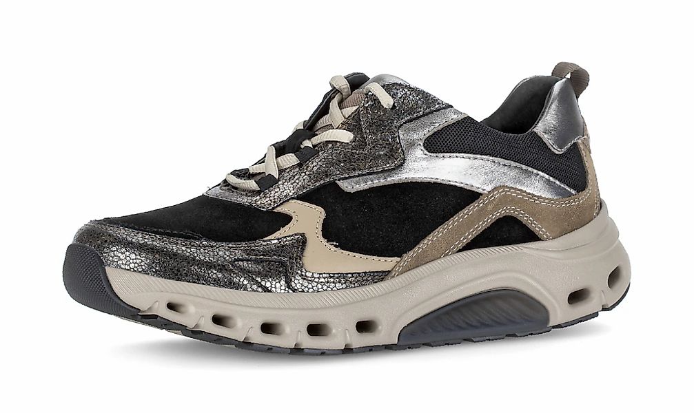 Gabor Rollingsoft Keilsneaker, Plateau, Schnürschuh, Halbschuh mit Wechself günstig online kaufen