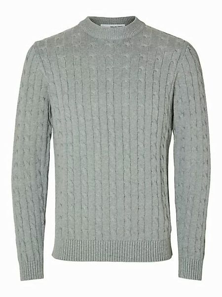 ONLY & SONS Strickpullover - SLHRYAN Zopfstrickpullover - Trendiger Crew Ne günstig online kaufen