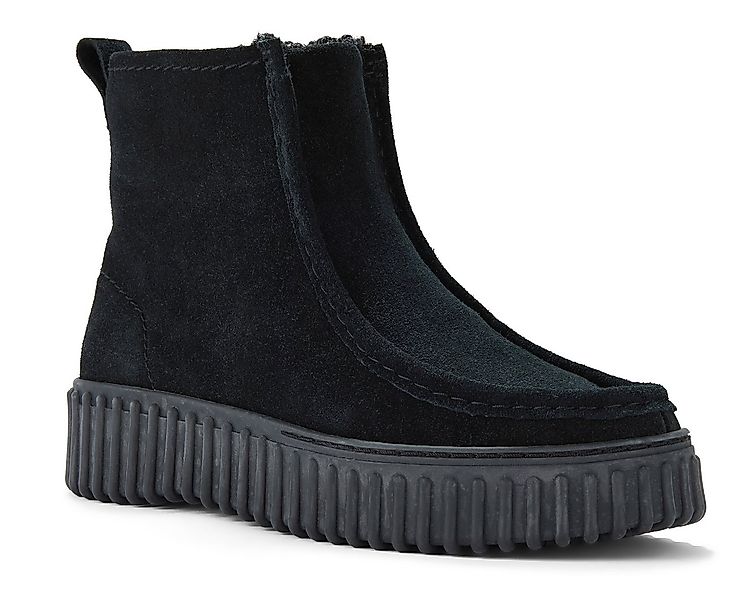 Clarks Torhill Cozy Winterboots Plateauboots mit modischer Ziernaht günstig online kaufen
