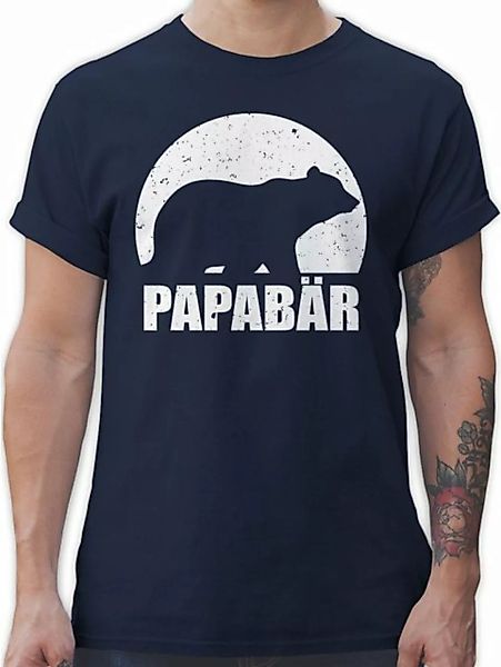 Shirtracer T-Shirt Papa Bär Papa Bear Papabär Vatertag Geschenk für Papa günstig online kaufen