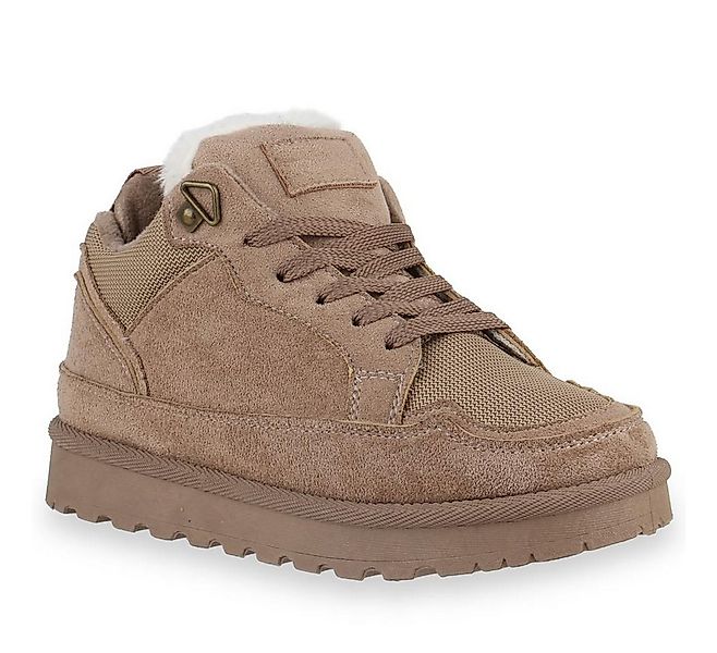 VAN HILL 841868 Sneaker Damen Warm Gefütterte Sneaker Low Bequeme Profil-So günstig online kaufen