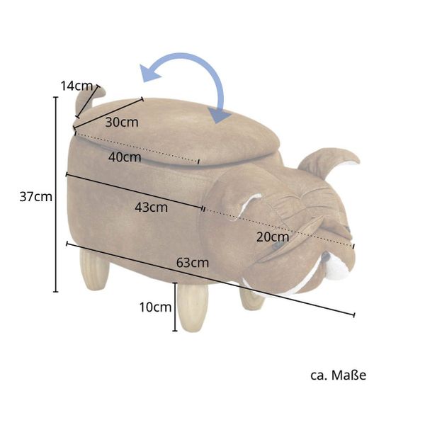 SVITA Sitzhocker Tierhocker (Tierhocker), Tiermotivhocker mit günstig online kaufen