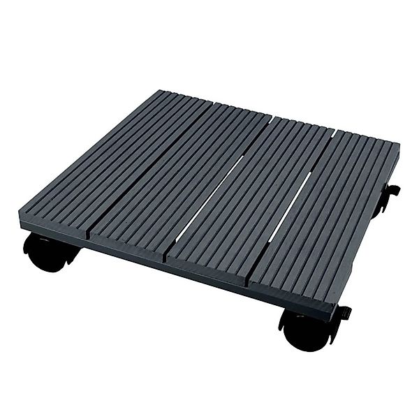 Nature Pflanzenroller Quadratisch 30X30 Cm Anthrazit Wpc 1880906 günstig online kaufen