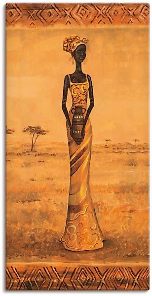 Artland Wandbild "Afrikanische Eleganz II", Frau, (1 St.) günstig online kaufen
