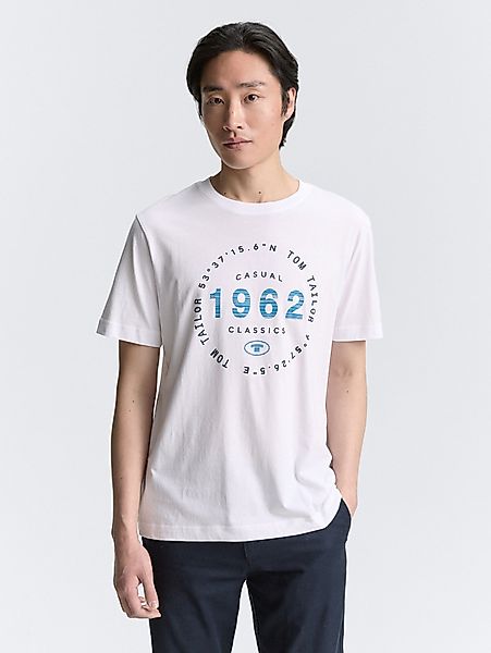 TOM TAILOR T-Shirt T-Shirt mit Logo-Print günstig online kaufen