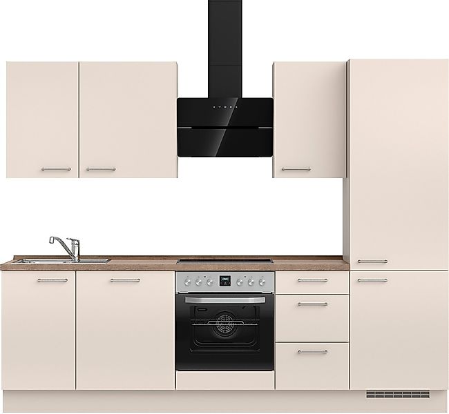 nobilia Küchenzeile ""Laser II", Ausrichtung wählbar, Breite 270 cm" vormon günstig online kaufen