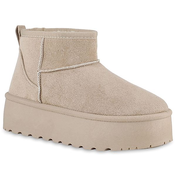VAN HILL 840733 Plateaustiefelette Damen Warm günstig online kaufen