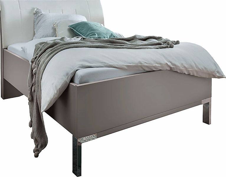 WIEMANN Futonbett "Monaco, Bettgestell, Bettrahmen, komfortables Polsterkop günstig online kaufen