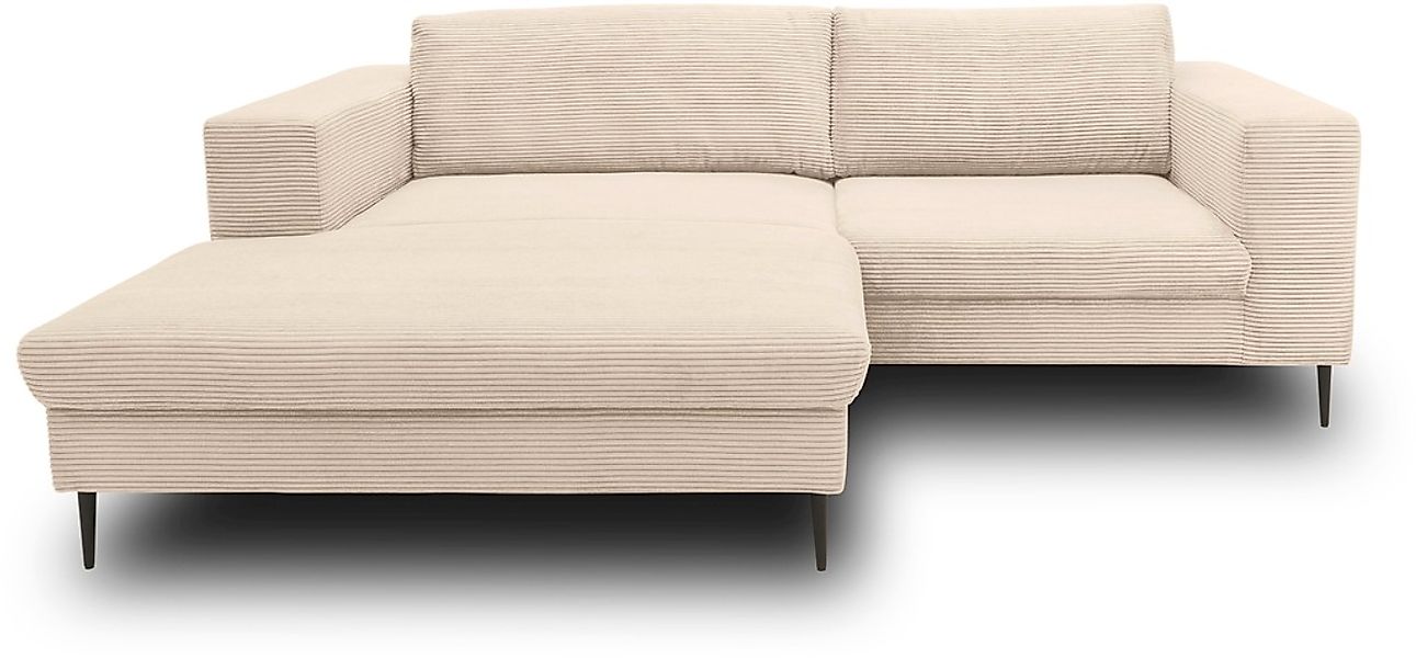 DOMO collection Ecksofa "Modica kompakt und elegant, Breite 244, L-Form", m günstig online kaufen