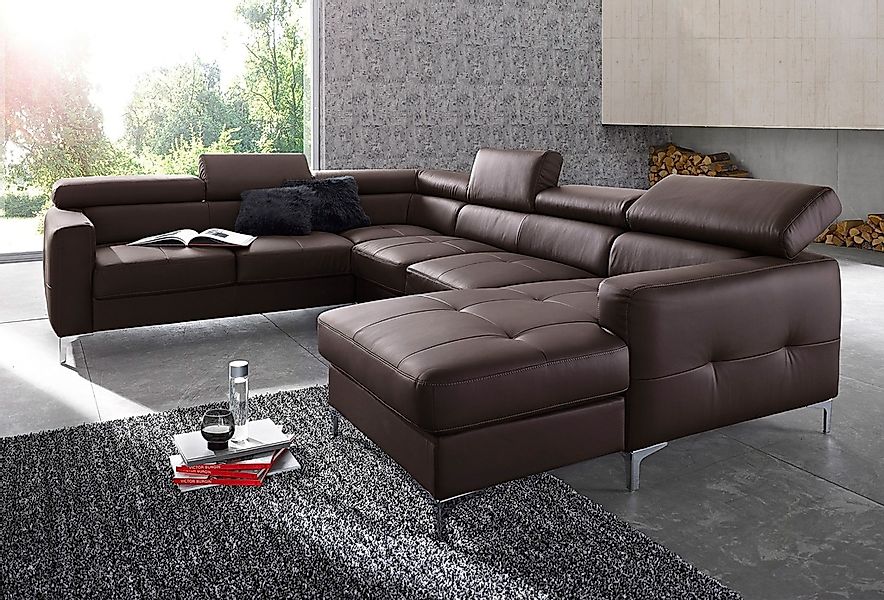 COTTA Polstergarnitur "Sammy U-Form", (Set, Tiefe der Recamiere 169 cm), Se günstig online kaufen