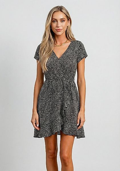 Cupshe Minikleid Tiefer V-Ausschnitt kurze Ärmel günstig online kaufen