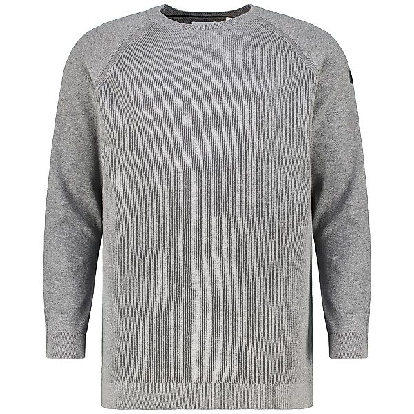s.Oliver Pullover mit Struktur Farbe grau Größe: 4XL günstig online kaufen