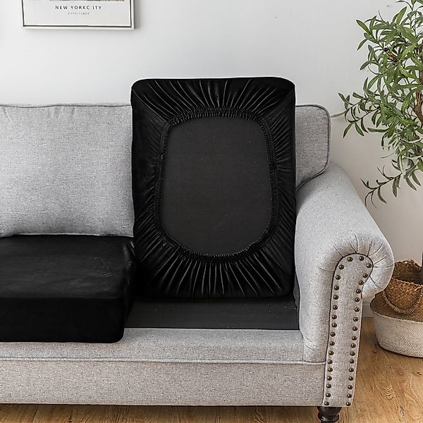 Rosnek Sofahusse Samt, Stretch, mit elastischer günstig online kaufen