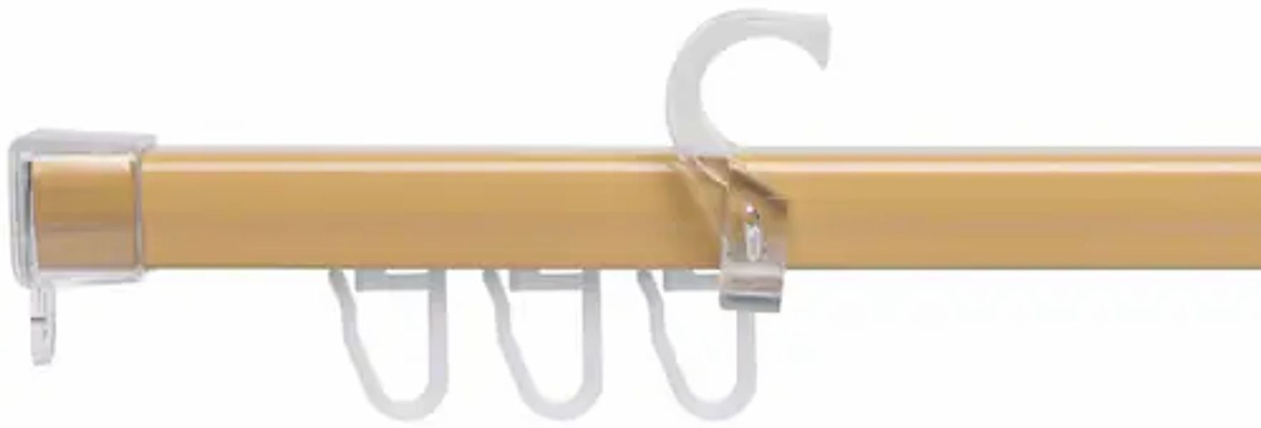 Liedeco U-Schiene »U-STORELAU01GS«, 1 läufig-läufig, Fixmaß günstig online kaufen