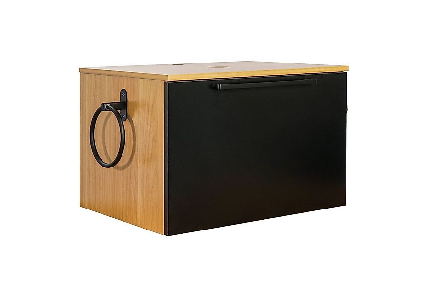 Puluomis Waschbeckenunterschrank ohne Waschbecken 60cm mit 1 Handtuchring 1 günstig online kaufen