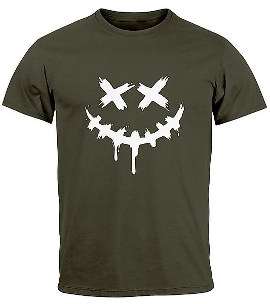 Neverless Print-Shirt Herren T-Shirt Bedruckt Techwear günstig online kaufen