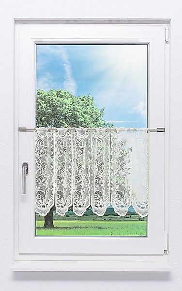 LYSEL® Scheibengardine Ranke (1 St), transparent, HxB 45x48cm günstig online kaufen