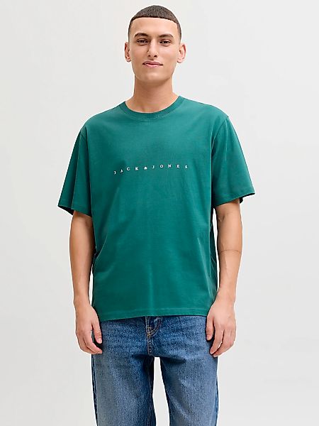 Jack & Jones Rundhalsshirt "JJESTAR mit Pigmentprint und Baumwollgefühl" mi günstig online kaufen