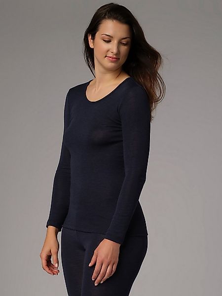 comazo Langarmshirt aus Merinowolle-Seide günstig online kaufen