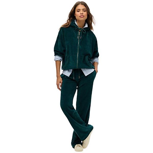 Superdry  Kleider & Outfits Sweatshirt à capuche zippé en velours femme günstig online kaufen