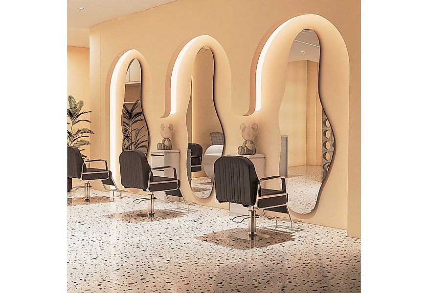WDWRITTI Dekospiegel groß Friseurspiegel für Hairsalon Friseurladen Friseur günstig online kaufen