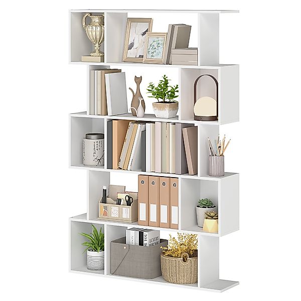 VASAGLE Bücherregal, 5 stöckiges, Lagerregal, Aufbewahrungsregal, günstig online kaufen