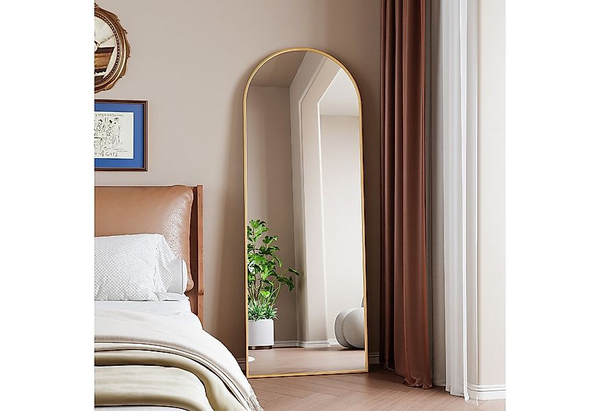 PXloue Ganzkörperspiegel Oval Standspiegel Groß Wand Ganzkörper, Spiegel Ru günstig online kaufen