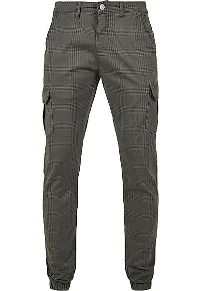 URBAN CLASSICS Cargohose "Urban Classics Herren AOP Glencheck Cargo Jog Pan günstig online kaufen