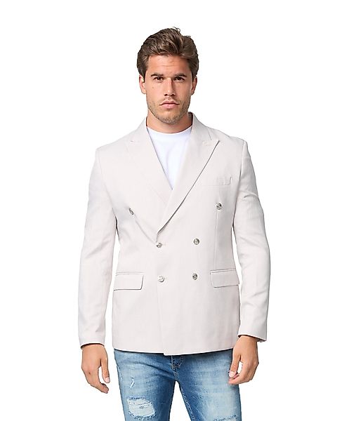 Denim Distriqt Sakko Feiner Herren Zweireiher günstig online kaufen