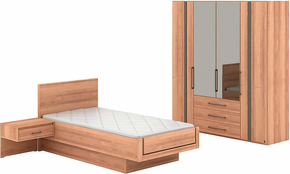 Musterring Schlafzimmer-Set "Sorrent, Kleiderschrank, Bett & Nachtkommoden, günstig online kaufen