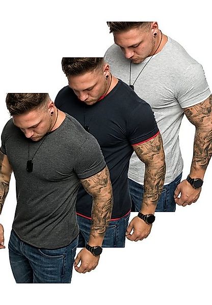 Amaci&Sons T-Shirt 3. LAKEWOOD 3er-Pack T-Shirts günstig online kaufen