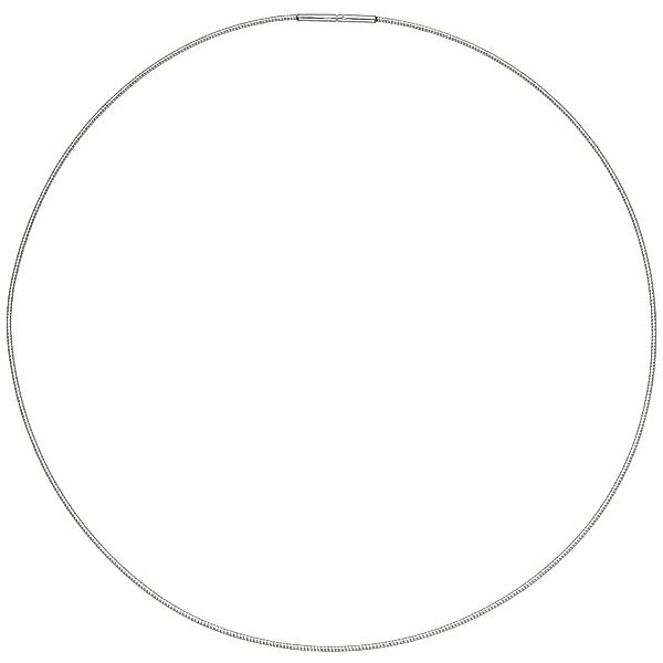Schmuck Krone Edelstahlkette 1mm Halsreif Edelstahl günstig online kaufen