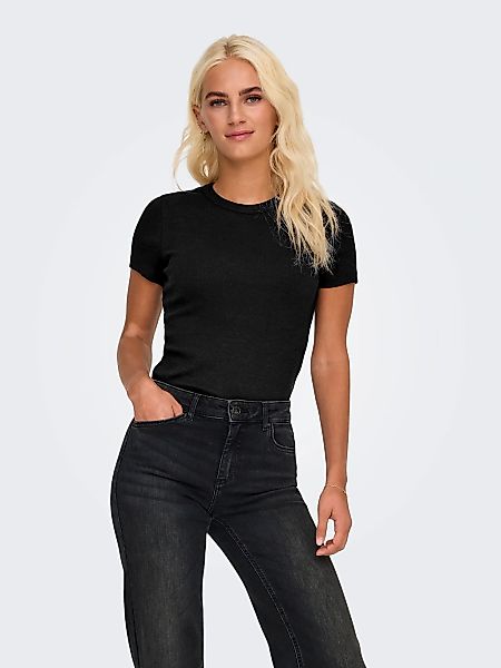 ONLY Kurzarmshirt ONLVAL S/S O-NECK TOP günstig online kaufen