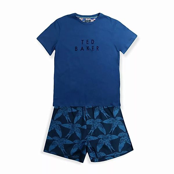 TED BAKER Herren Schlafanzug Set kurz, 2-tlg. - Shorty, Web-Boxer und T-Shi günstig online kaufen