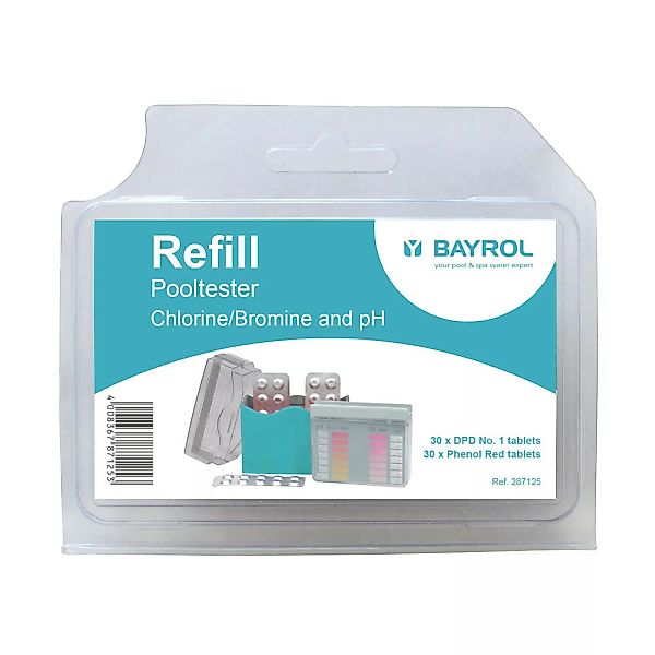 Bayrol Pooltester pH/Cl Nachfüllpack 2x 30 Tabletten günstig online kaufen