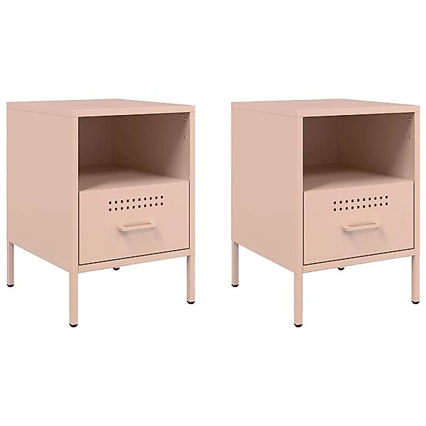 vidaXL Nachttisch Nachttische 2 Stk. Rosa günstig online kaufen