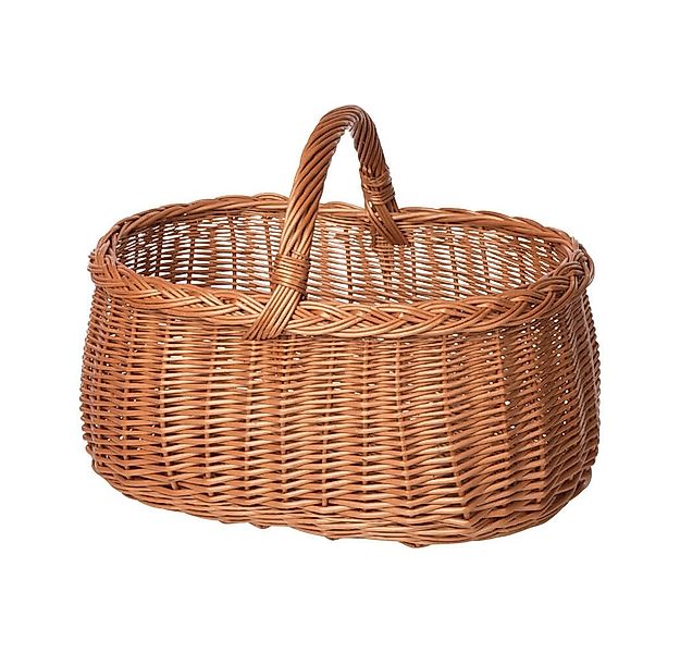 Holzwaren Wasmer Einkaufskorb Weidenkorb "Oval" leicht bauchig günstig online kaufen