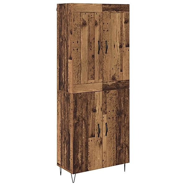 vidaXL Highboard Altholz 69,5 x 34 x 180 cm Holzwerkstoff 3415687 günstig online kaufen