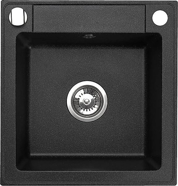 Faizee Möbel Granitspüle Granitspüle 44x46 Küchenspüle Eckig Einbaugranitsp günstig online kaufen