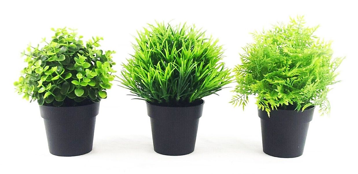 Kunstpflanze Kunstpflanzen Indoor und Outdoor Plastik Pflanzen Naturgetreu günstig online kaufen