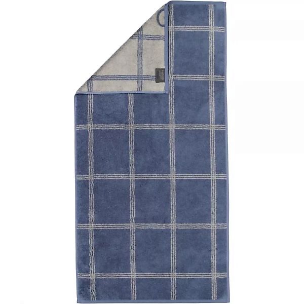 Cawö - Luxury Home Two-Tone Grafik 604 - Farbe: nachtblau - 10 - Handtuch 5 günstig online kaufen