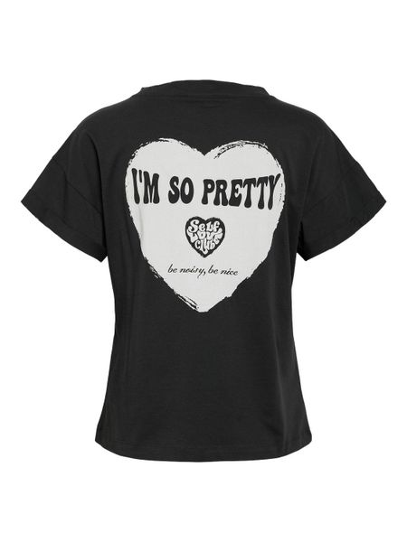 Noisy may T-Shirt Design mit Herz-Print günstig online kaufen