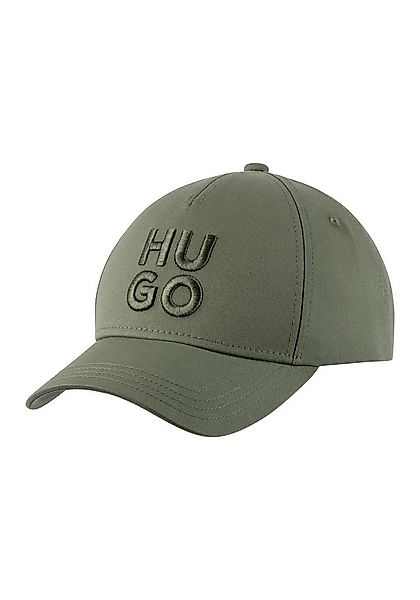 HUGO Fitted Cap Jude-Stacked mit 3D Logostickerei, verstellbarer Verschluss günstig online kaufen