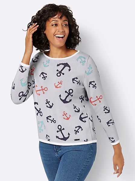 Casual Looks Rundhalspullover "Pullover" günstig online kaufen