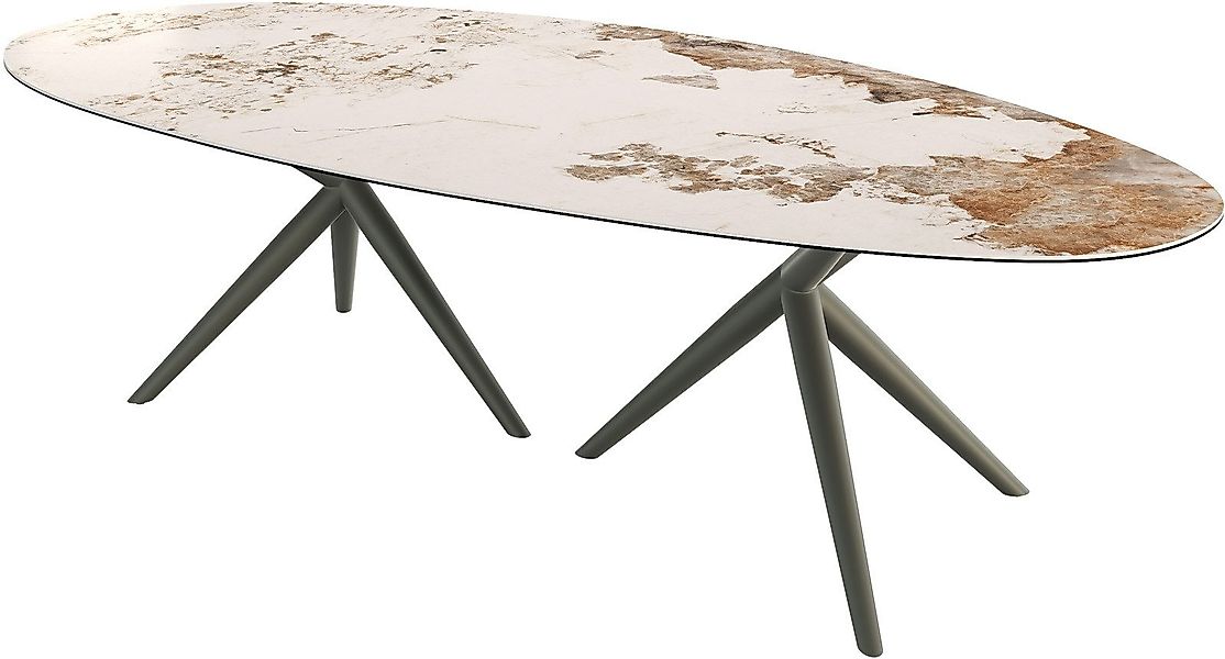 DELIFE Esstisch Edge, Oval Keramik Minas günstig online kaufen