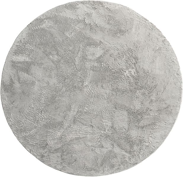 Paco Home Fellteppich "Kunstfell Soft 380" rund 14 mm Höhe Langflor, Kusche günstig online kaufen