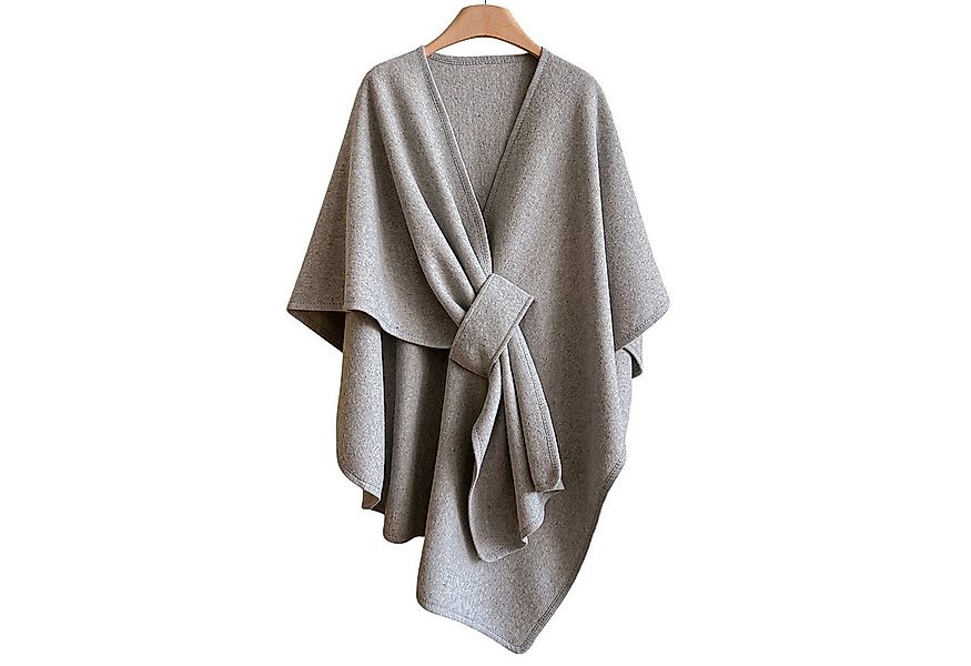 Refttenw Poncho Damen Schal,Poncho,Warme Winter Strickjacke,Cardigan günstig online kaufen