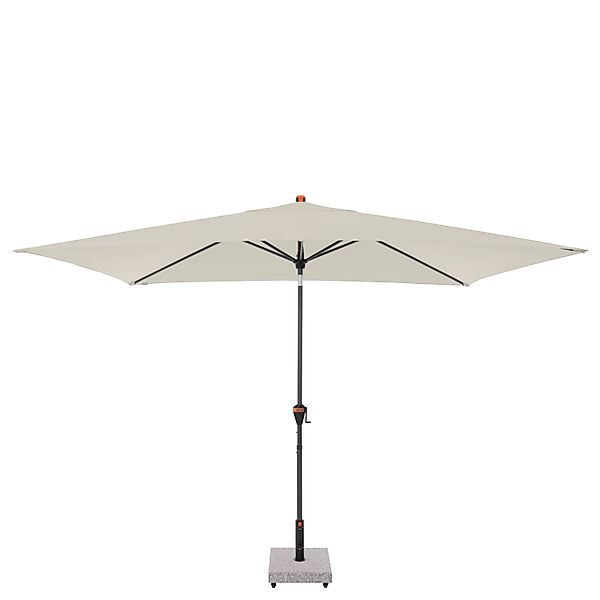Doppler Mittelmastschirm myZone Auto Tilt ca. 300 cm x 200 cm Natur 6-teili günstig online kaufen